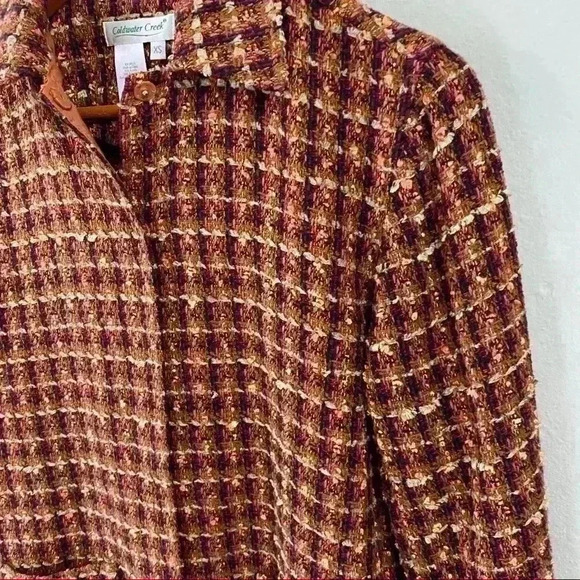 Coldwater Creek tweed jacket - Picture 3 of 4